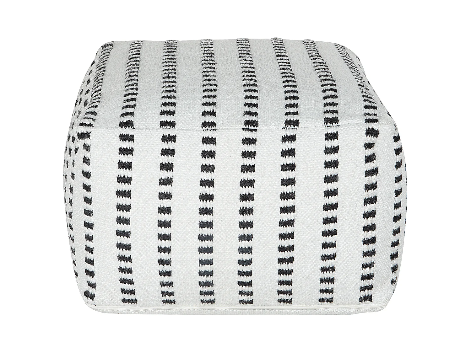 Pouf GAJAN Weiss 50 cm 50 cm 30 cm