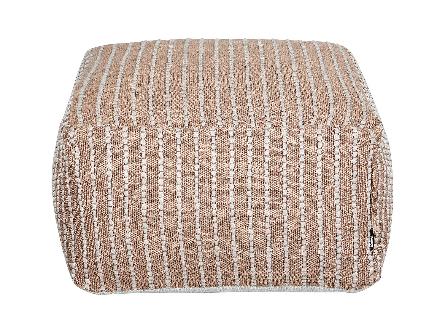 Puf ZAHRI Marrón dorado 50 cm 50 cm 30 cm