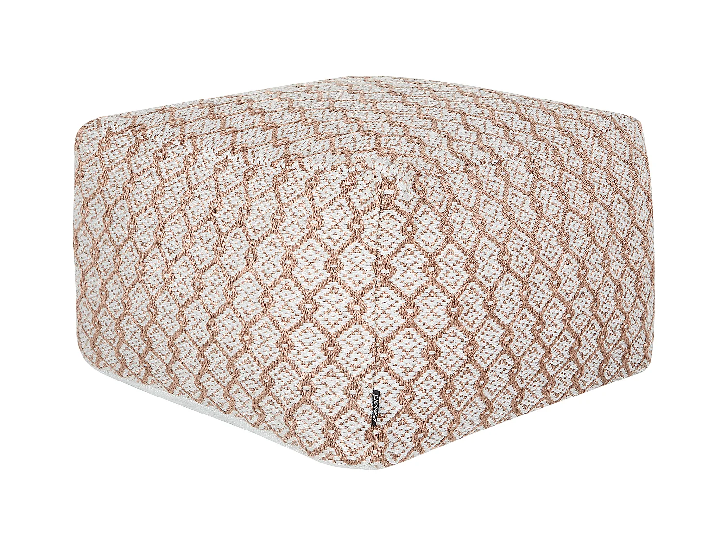 Pouf SHORAN Tissu Beige