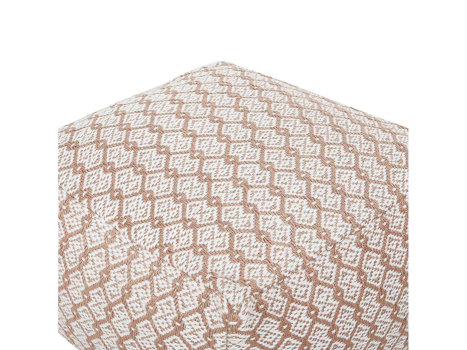 Pouf SHORAN Tissu Beige