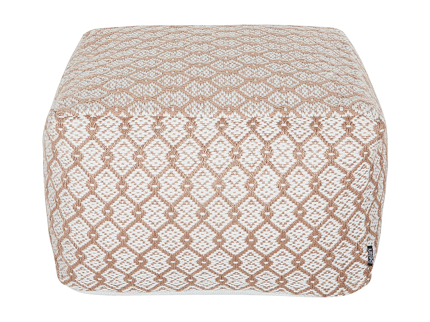 Pouf SHORAN Tissu Beige