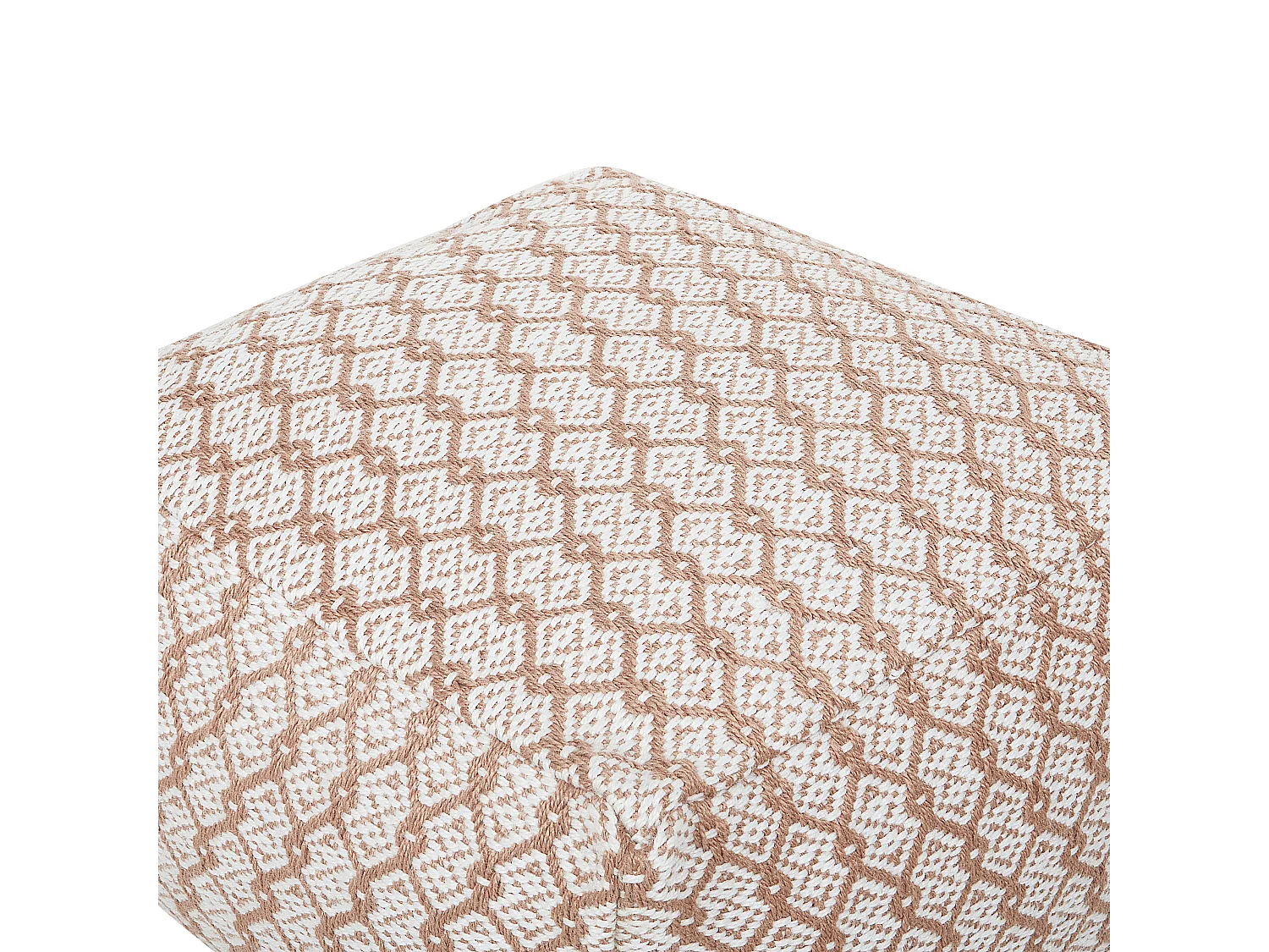 Pouf SHORAN Tissu Beige