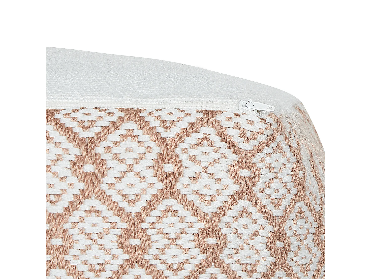 Pouf SHORAN Tissu Beige