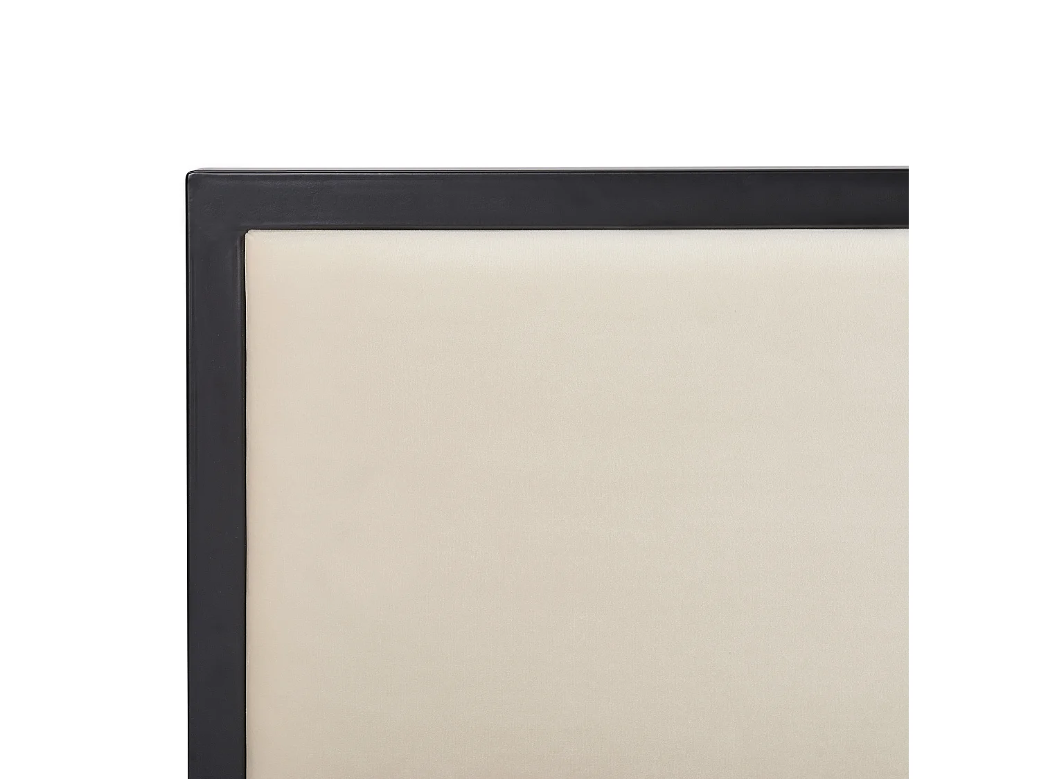 Letto Metallo CLAMART 180 x 200 cm Beige chiaro