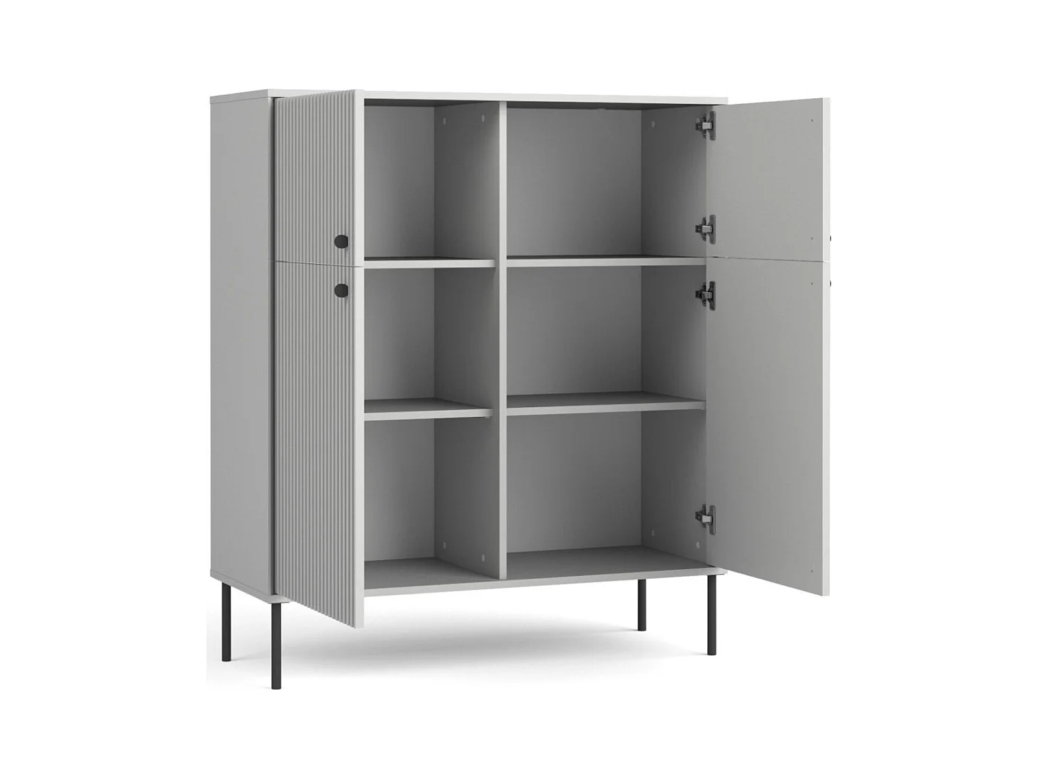 Comedor completo ISIS: Aparador, Buffet, Vitrina y Mesa Extensible.