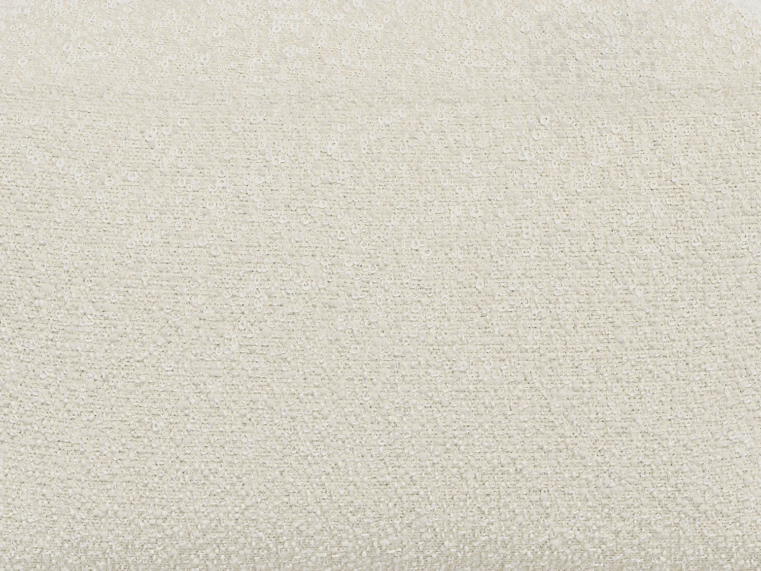 Modulär hörnsoffa med puff i beige bouclé-tyg NOUMARA