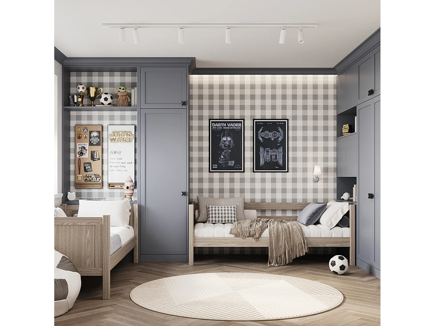 Lit superposé en chêne N02 Chêne Blanchi 120x180