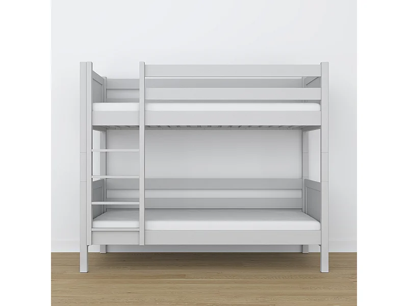 Lit superposé en bois N02 Gris 80x200