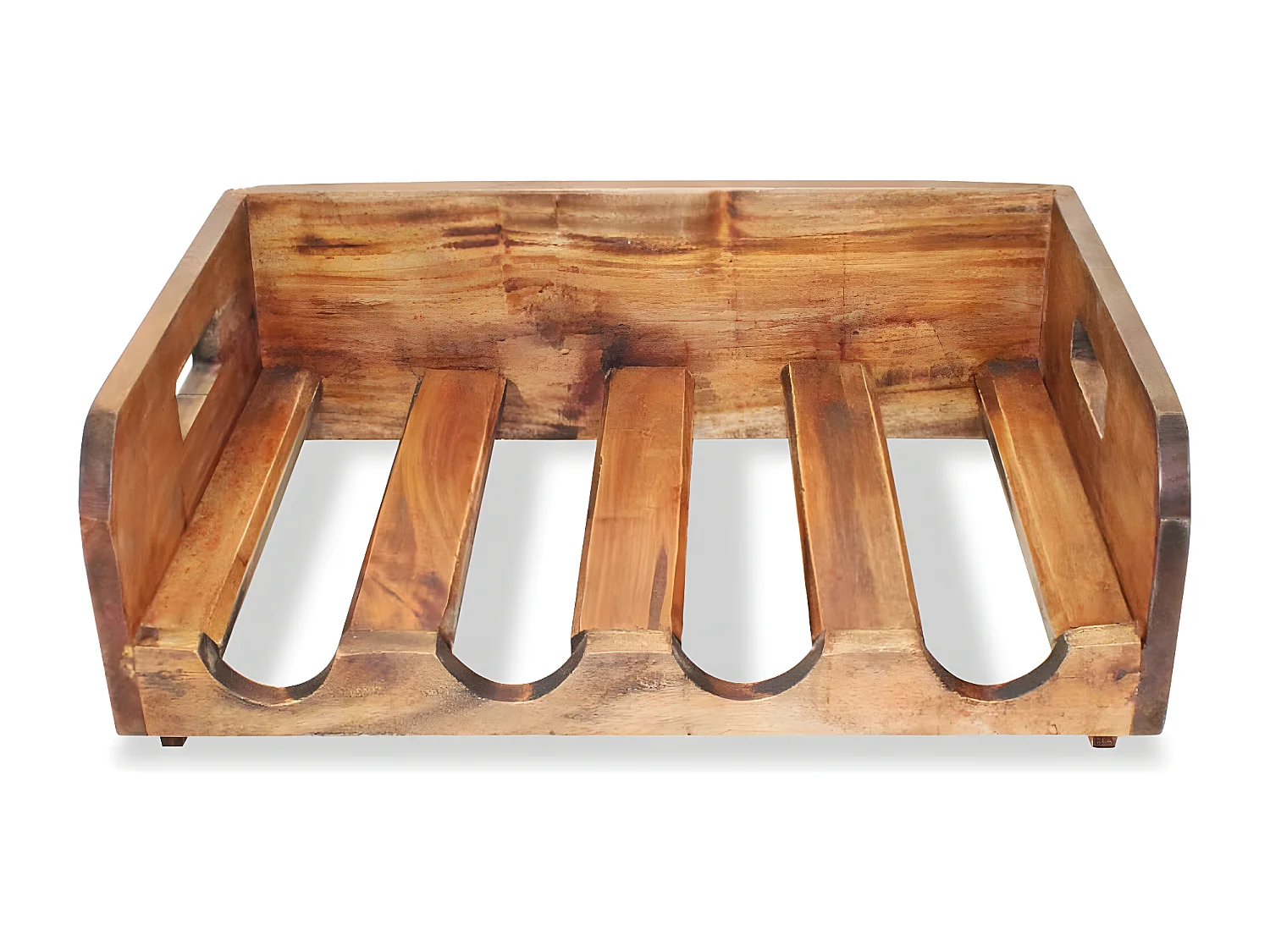 Casier à bouteilles 4 pcs pour 16 bouteilles Bois recyclé