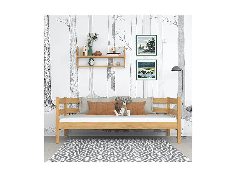 TAGESBETT Naturkiefer 90x200