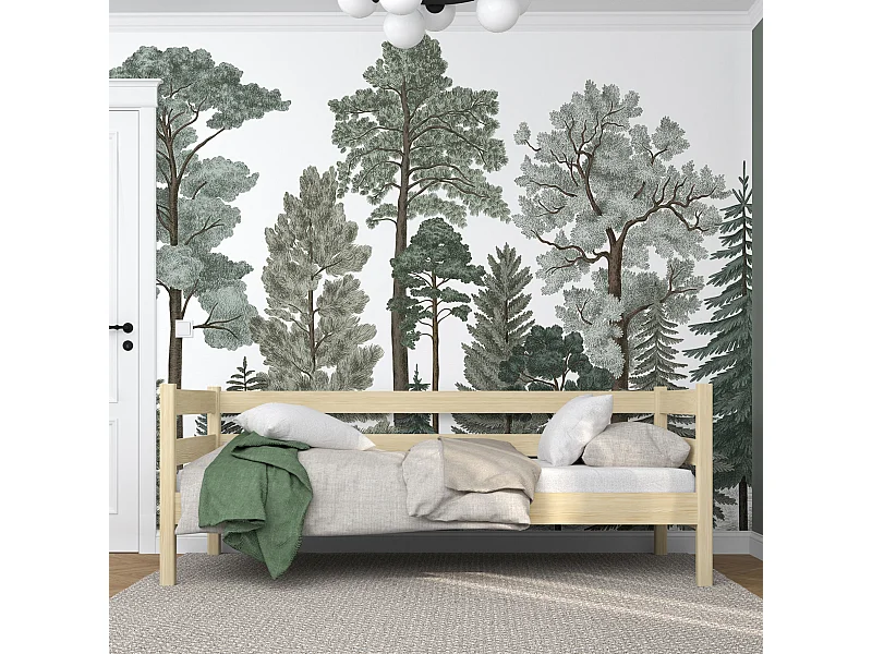 TAGESBETT Klare Kiefer 120x200