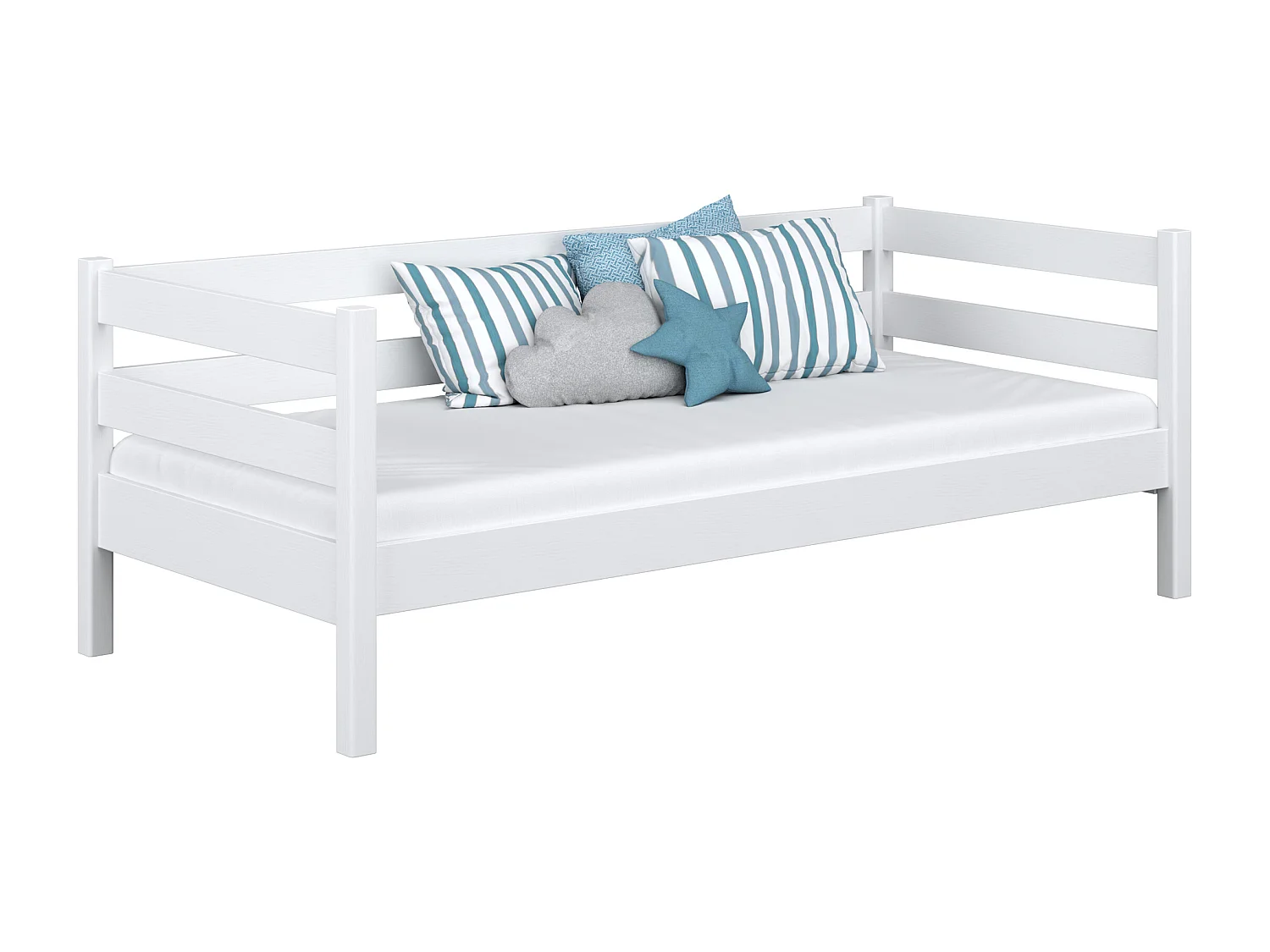 TAGESBETT Weiß 90x180