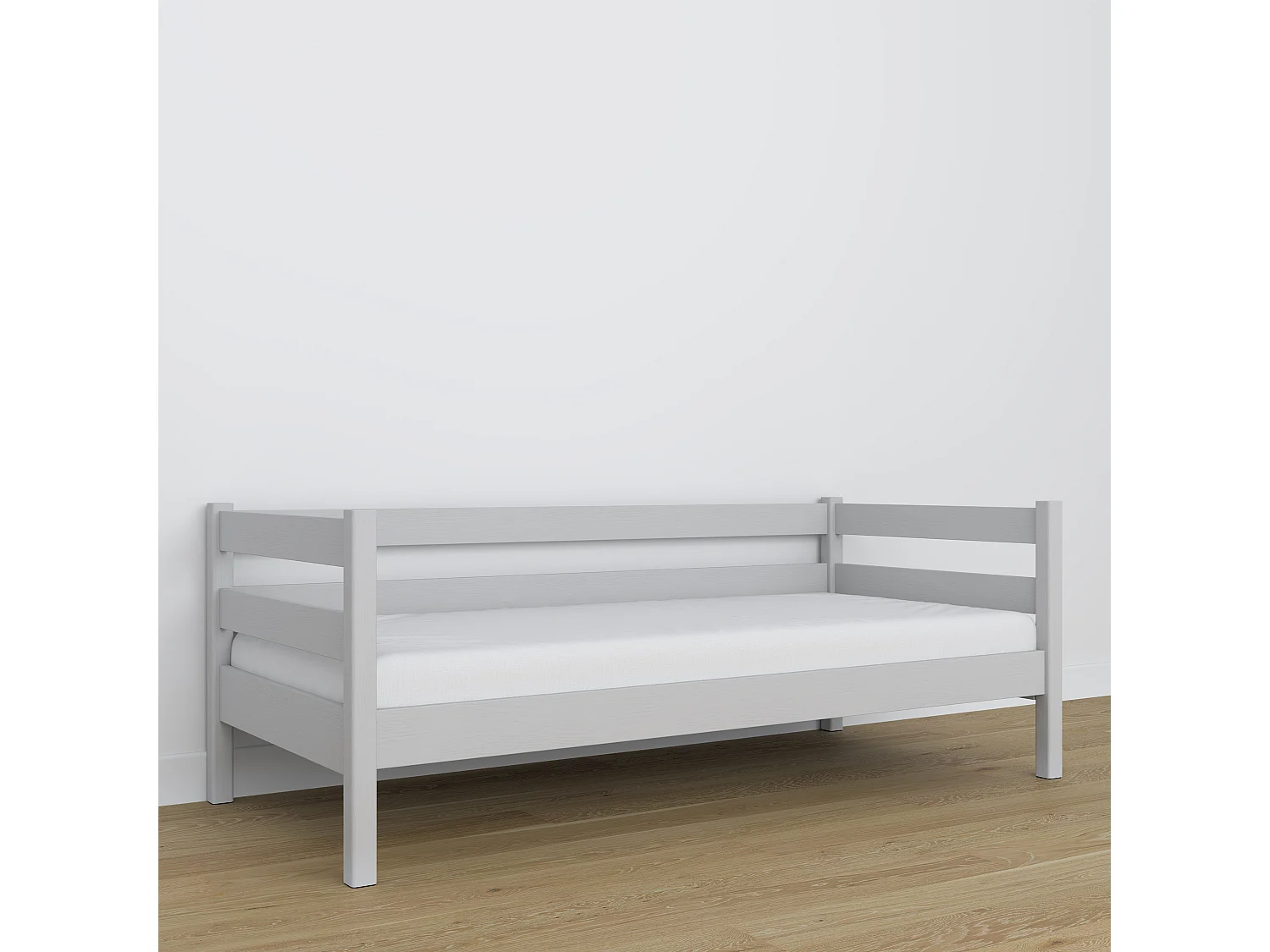 TAGESBETT Grau 100x190