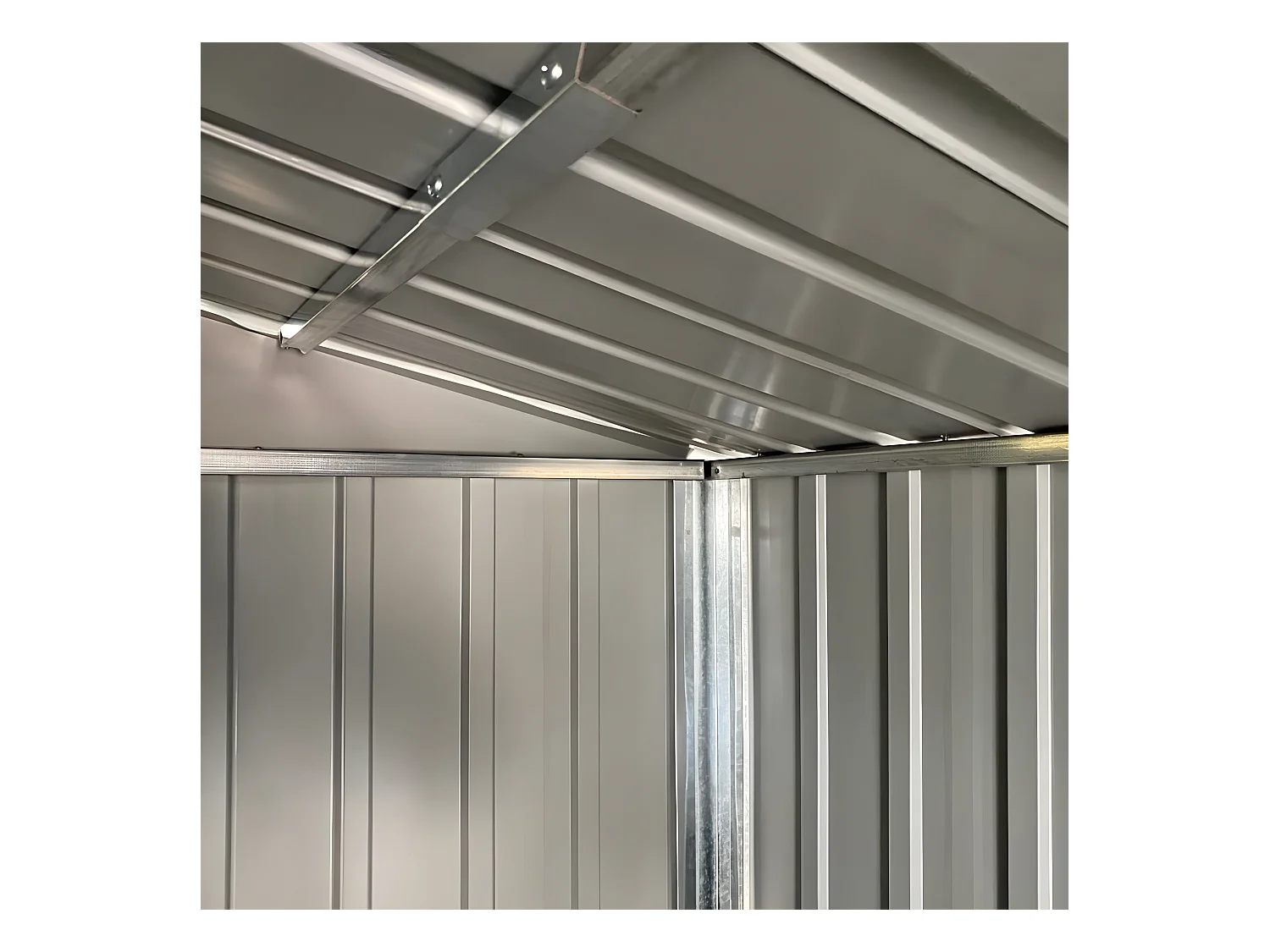 Abri de jardin anthracite 191x300x198 acier galvanisé