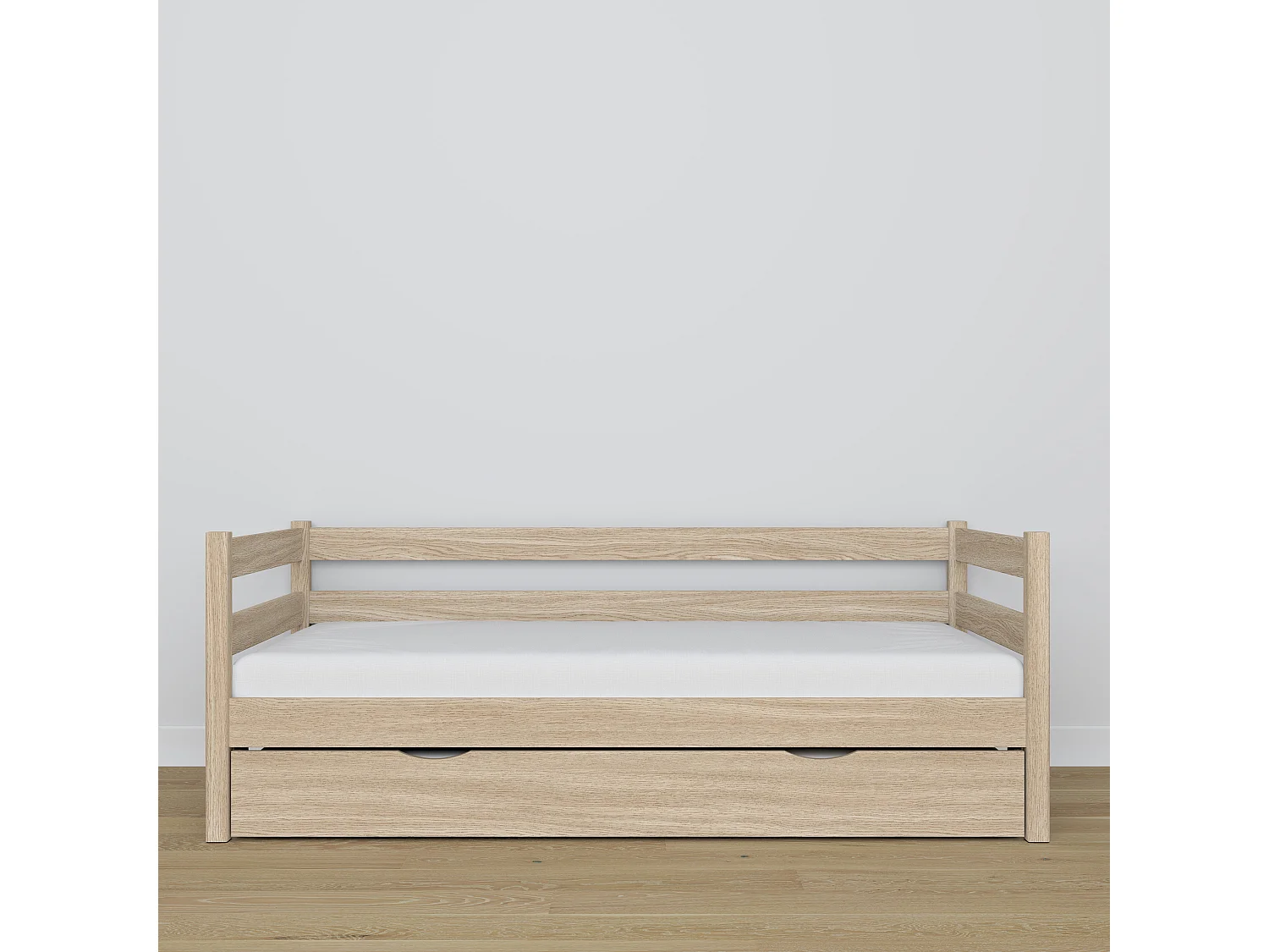 AUSZIEHBETT N01S Sonoma Eiche 90x180