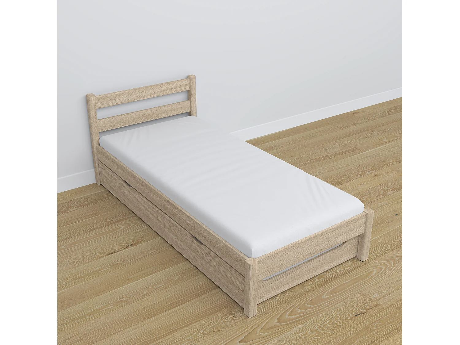 AUSZIEHBETT N01 Sonoma Eiche 90x180