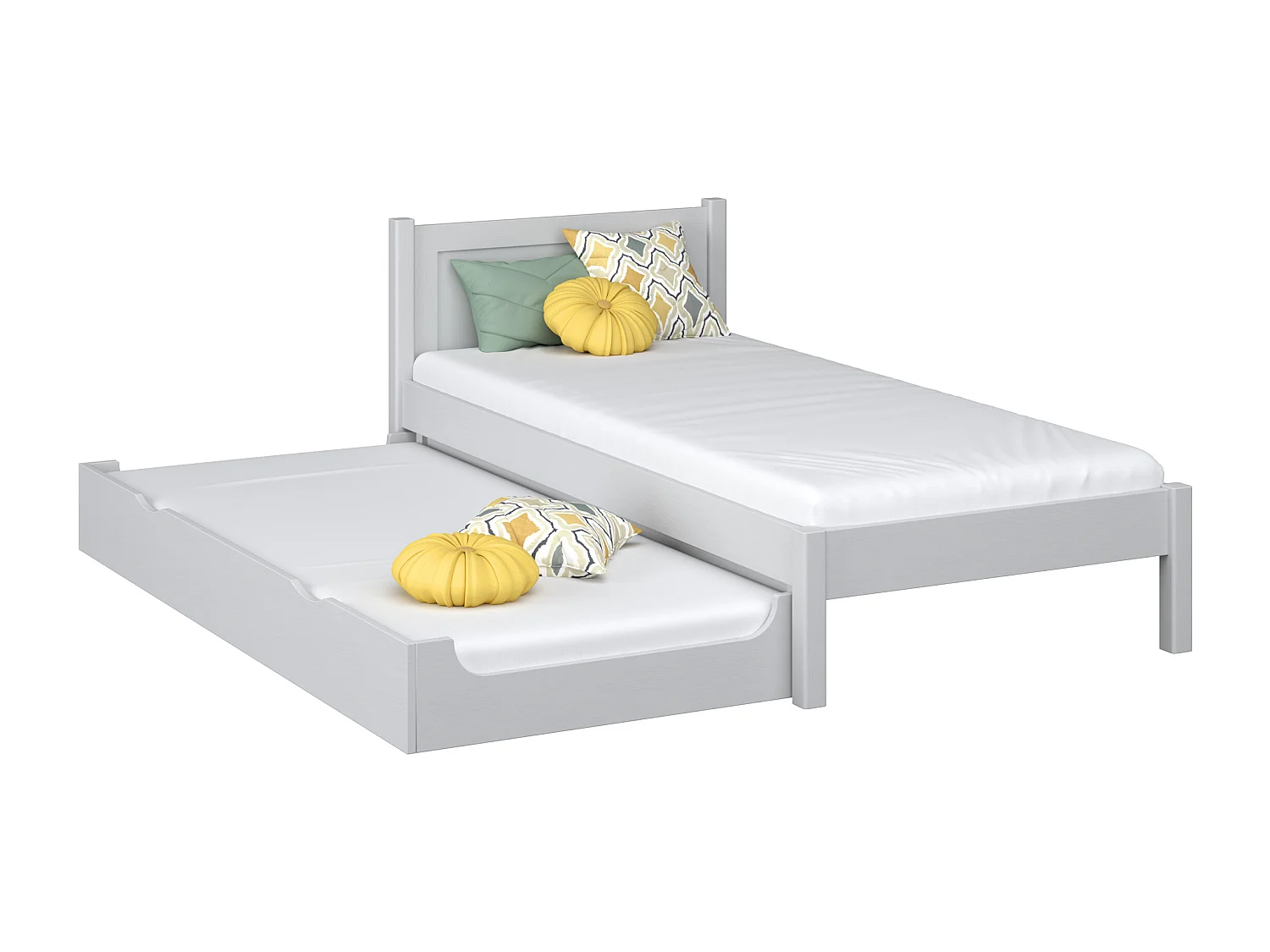 AUSZIEHBETT N02 Grau 80x190