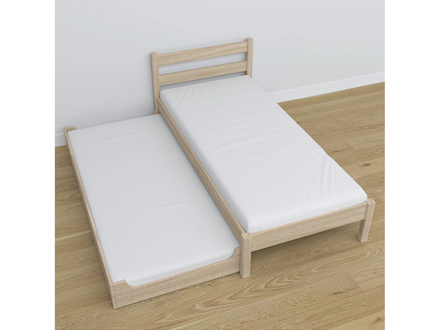 AUSZIEHBETT N01 Sonoma Eiche 80x190