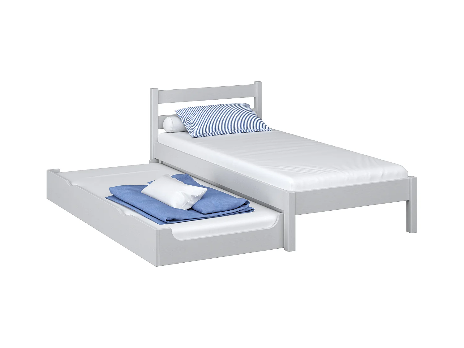 AUSZIEHBETT N01 Grau 80x190