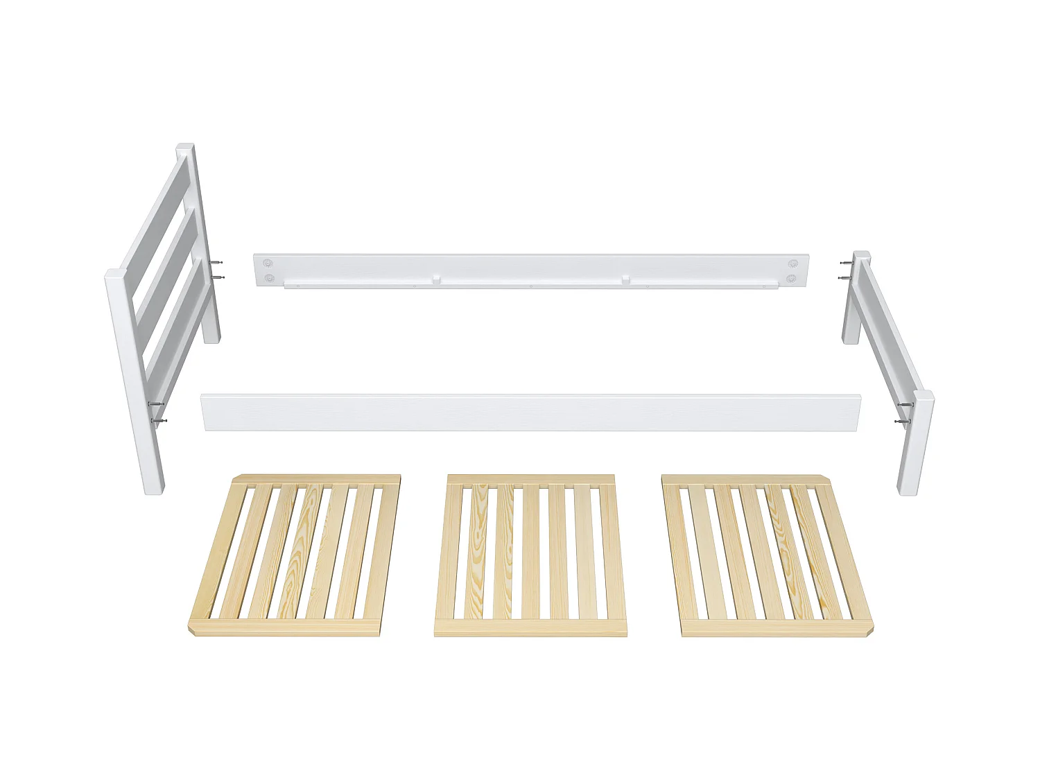 AUSZIEHBETT N01 Grau 80x190