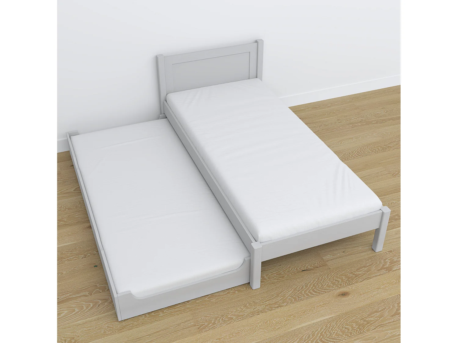 AUSZIEHBETT N02 Grau 80x180