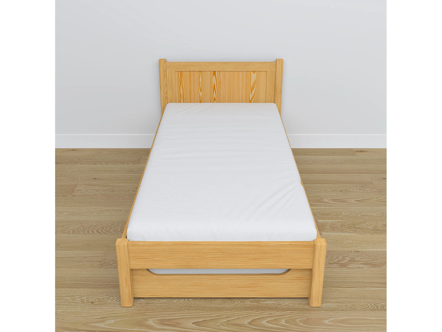 AUSZIEHBETT N02 Naturkiefer 80x200