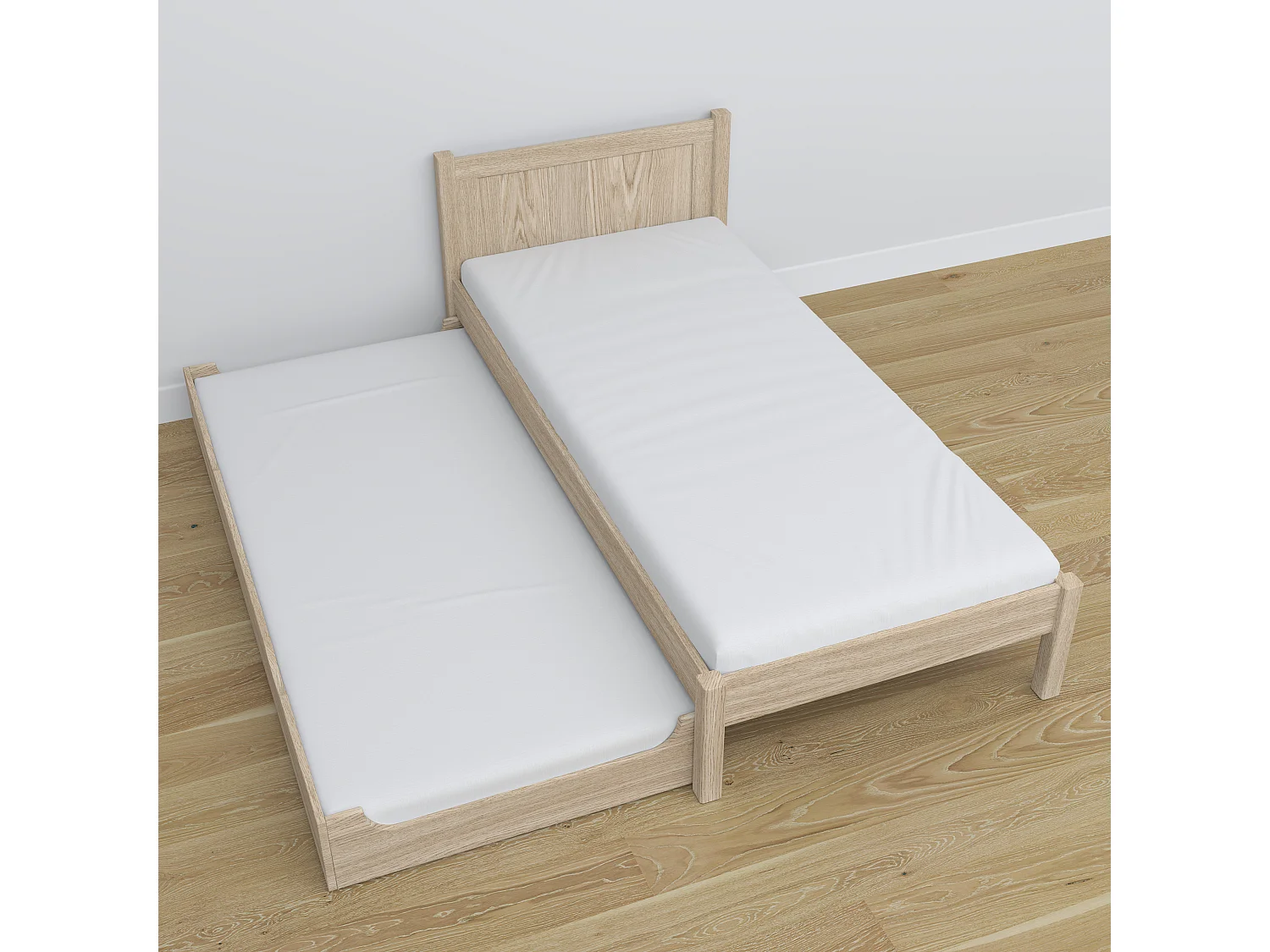 AUSZIEHBETT N02 Sonoma Eiche 80x190