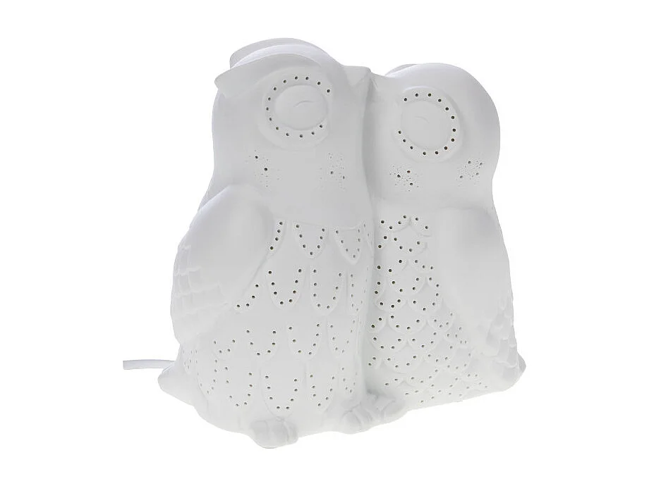 Lampe chouettes bisou