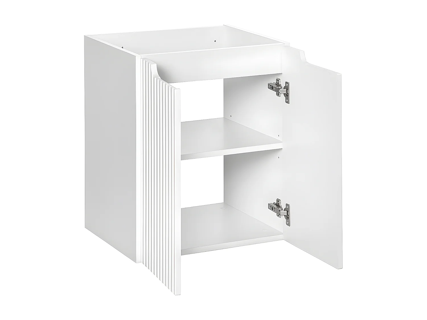 Set di mobili da bagno con lavabo Riva bianco 50cm