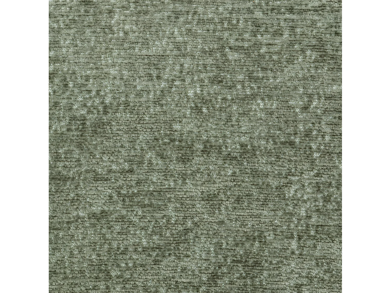 Fauteuil chauffeuse tissu chenille Vert