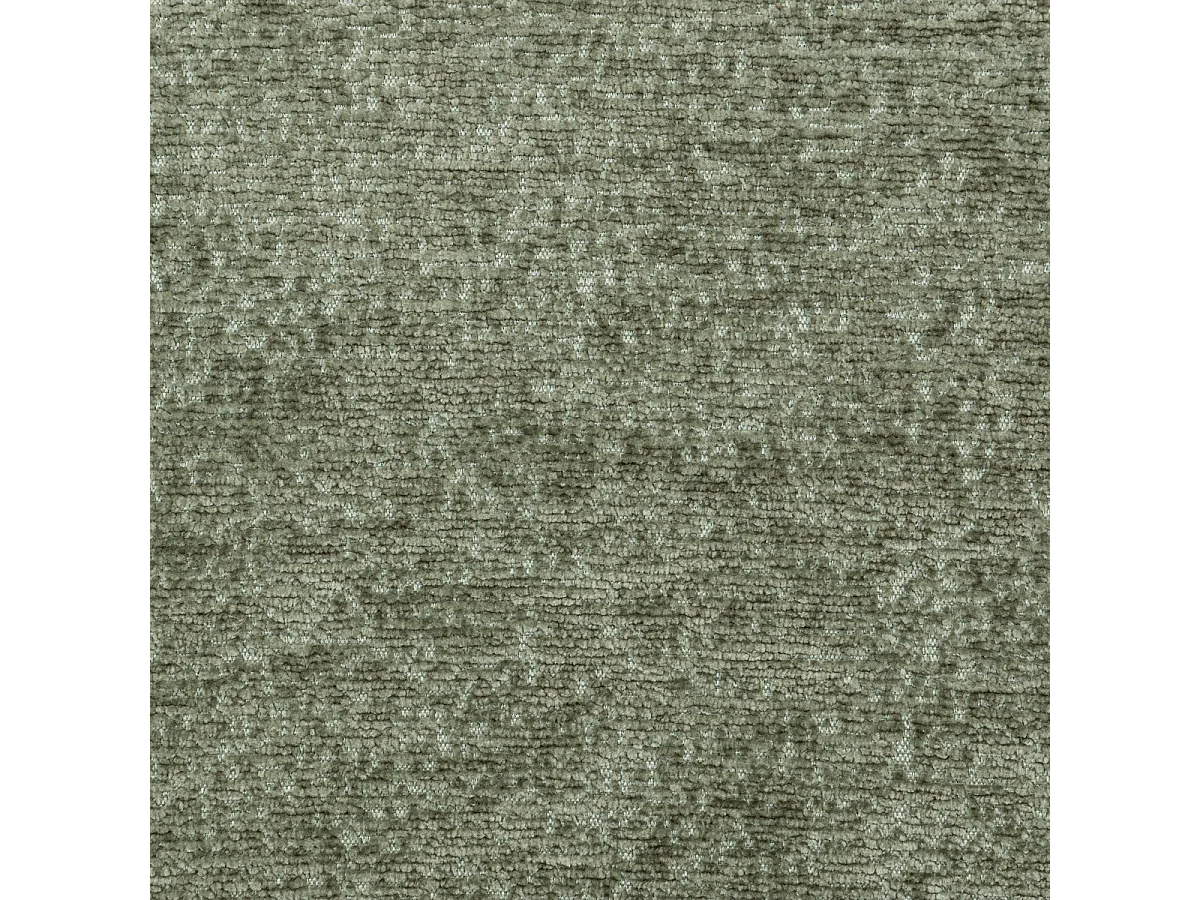 Fauteuil chauffeuse tissu chenille Vert