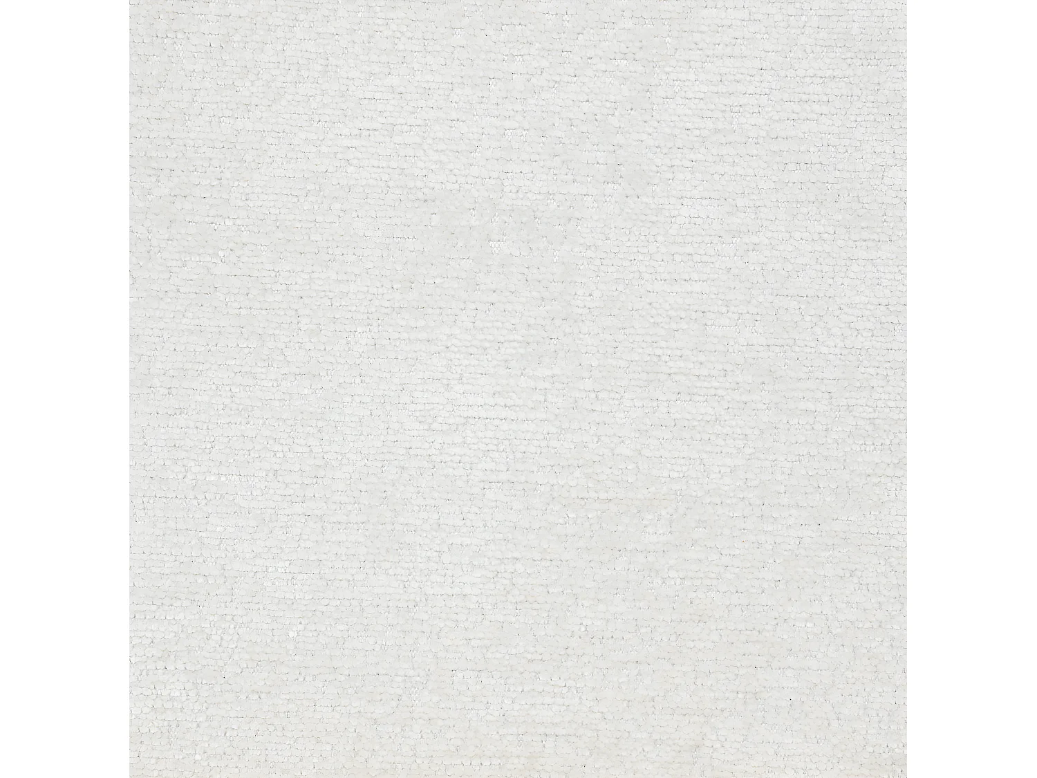 Fauteuil chauffeuse tissu chenille Blanc