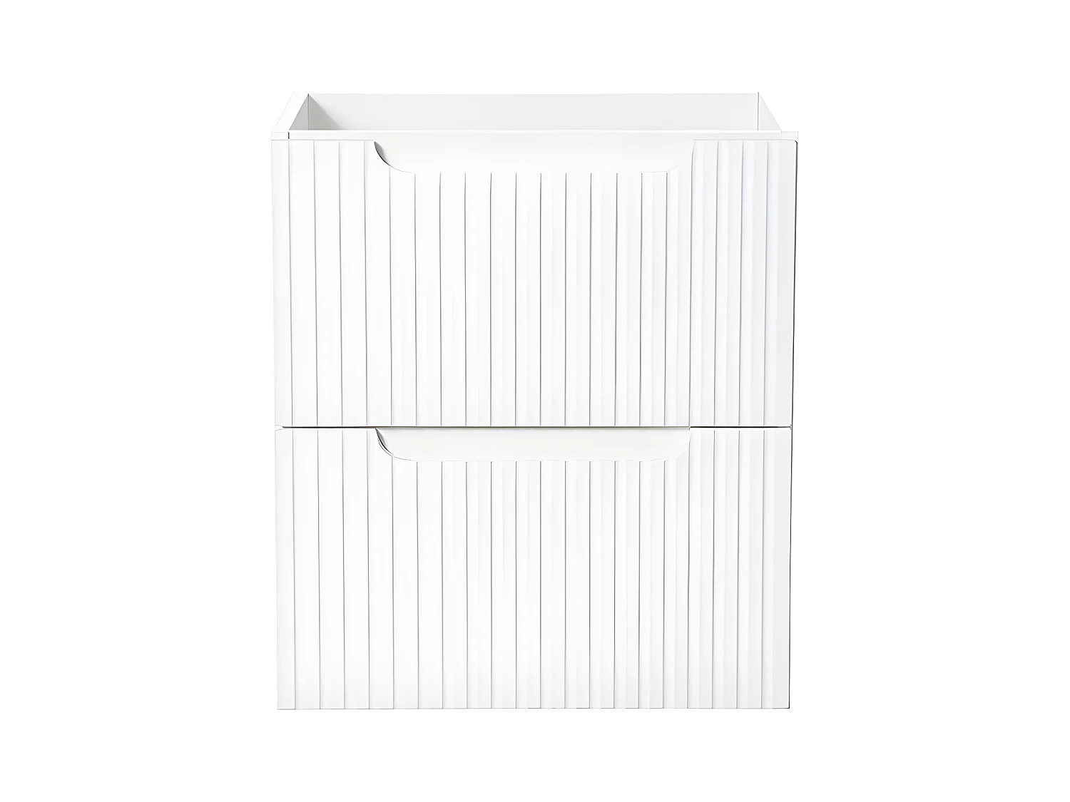Meuble sous-vasque 50cm 2 tiroirs Riva Blanc