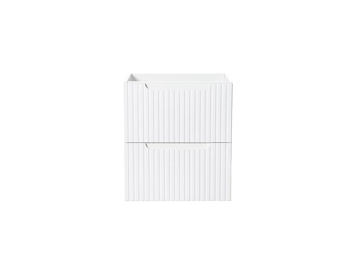 Meuble sous-vasque 50cm 2 tiroirs Riva Blanc