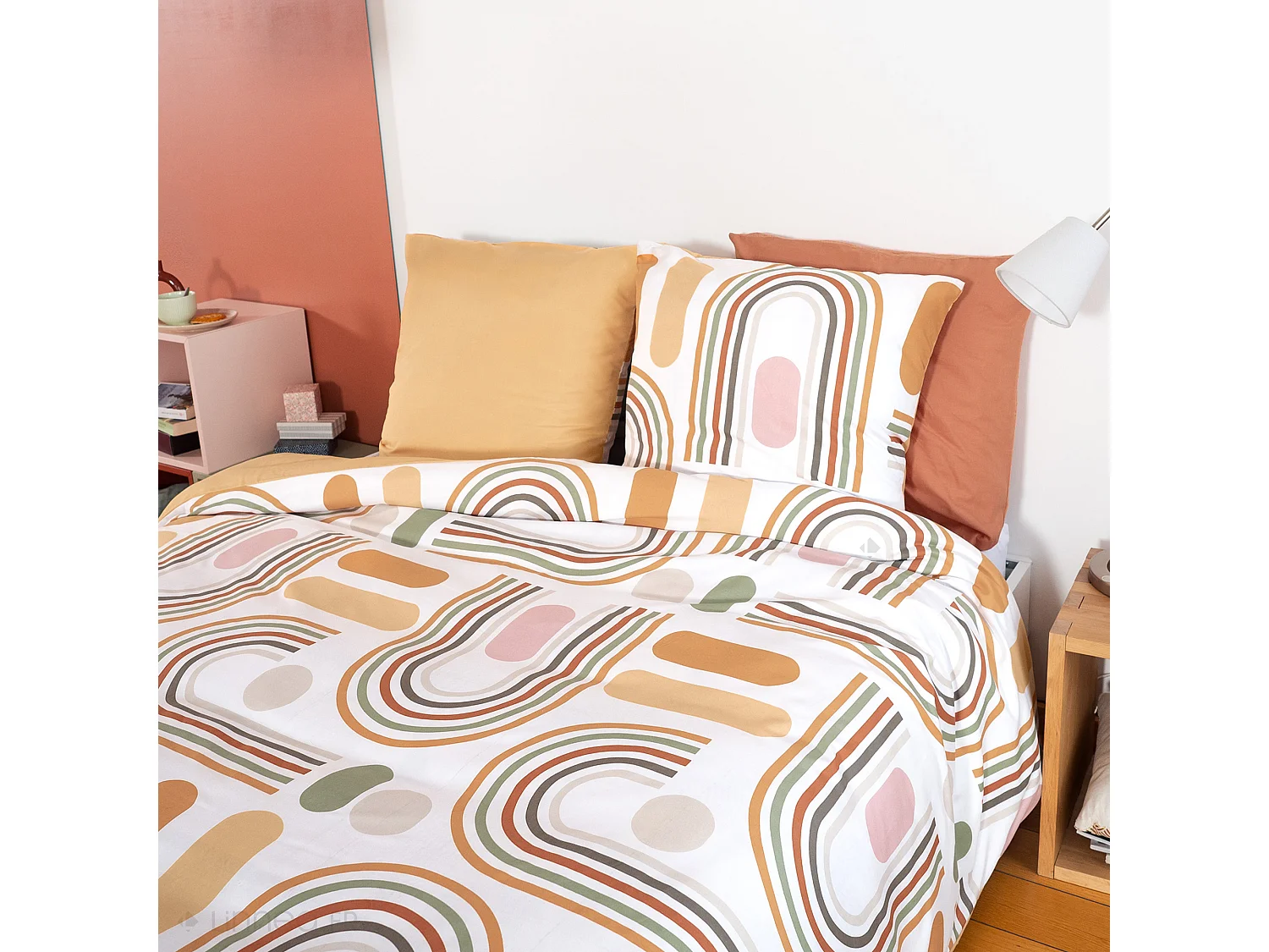 Parure de lit 2 pièces 140x200 KARTING 100% polyester microfibre