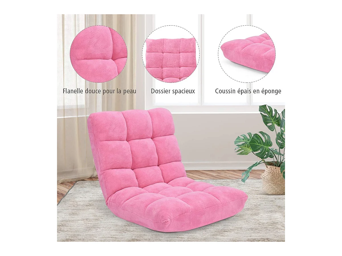 Luie bank opvouwbaar tatami vloerstoel bedstoel kussen vloerstoel voor thuis, kantoor 105x56x15 CM