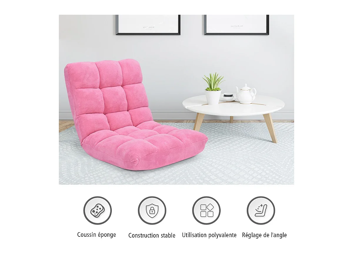 Luie bank opvouwbaar tatami vloerstoel bedstoel kussen vloerstoel voor thuis, kantoor 105x56x15 CM