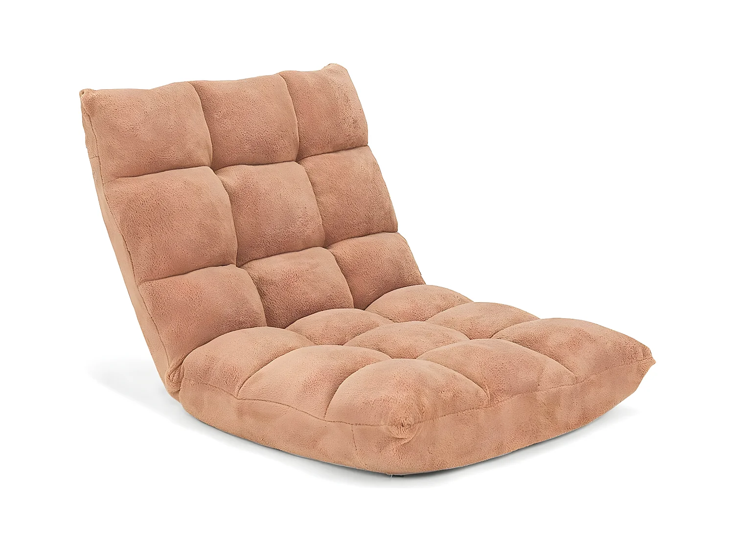 Canapé Paresseux Tatami Pliable Chaise de Plancher Coussin de Chaise de Lit Siège de Sol pour Maison, Bureau 105 x 57 x 15 CM Jaune