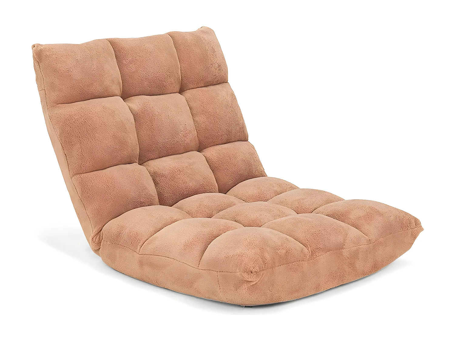 Canapé Paresseux Tatami Pliable Chaise de Plancher Coussin de Chaise de Lit Siège de Sol pour Maison, Bureau 105 x 57 x 15 CM Jaune