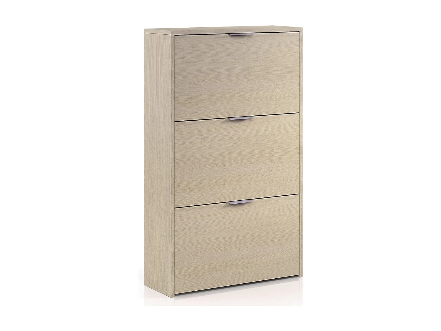 Meuble à chaussures avec 3 portes, capacité 18 paires - Naturel - MC81011