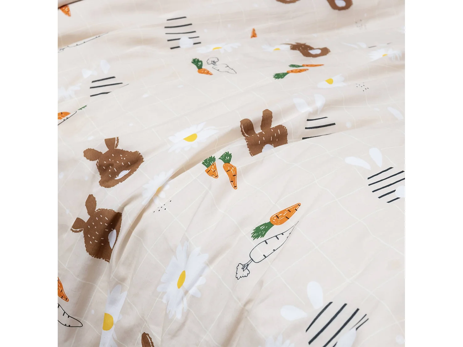 Parure de lit enfant lapin 240x220