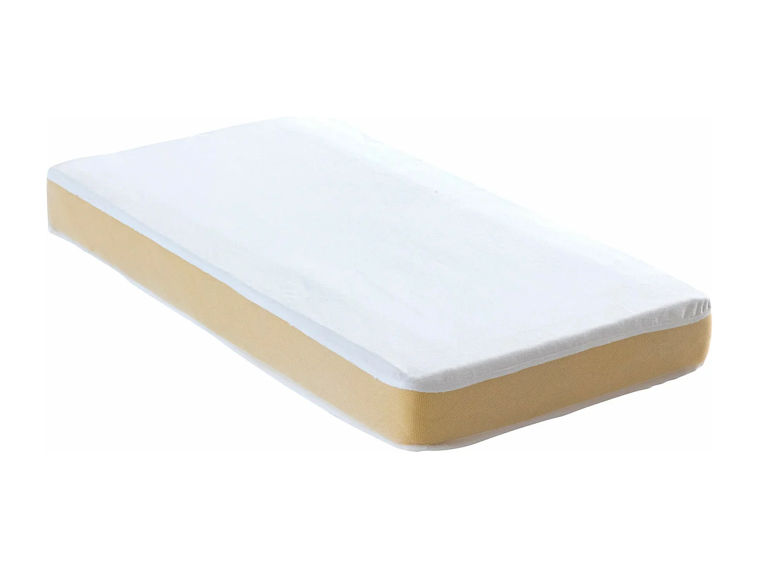Protège matelas bébé molleton 100% coton bio imperméable - SOMEO 60x120