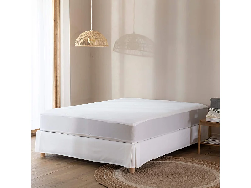 Protège matelas bouclette imperméable - bonnet 27 cm 70x190 - SERENITE