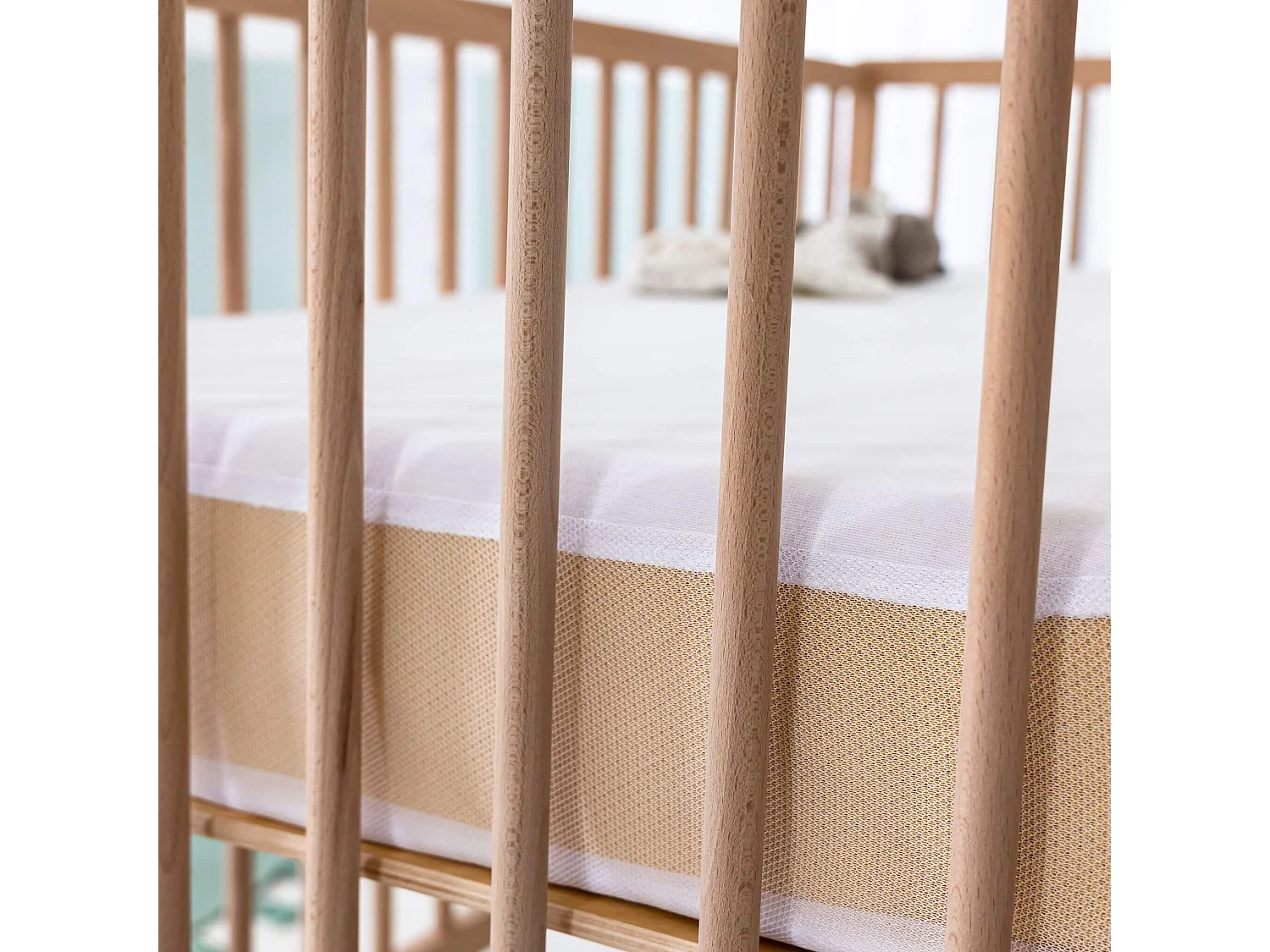 Protège matelas bébé molleton 100% coton bio imperméable - SOMEO 70x140