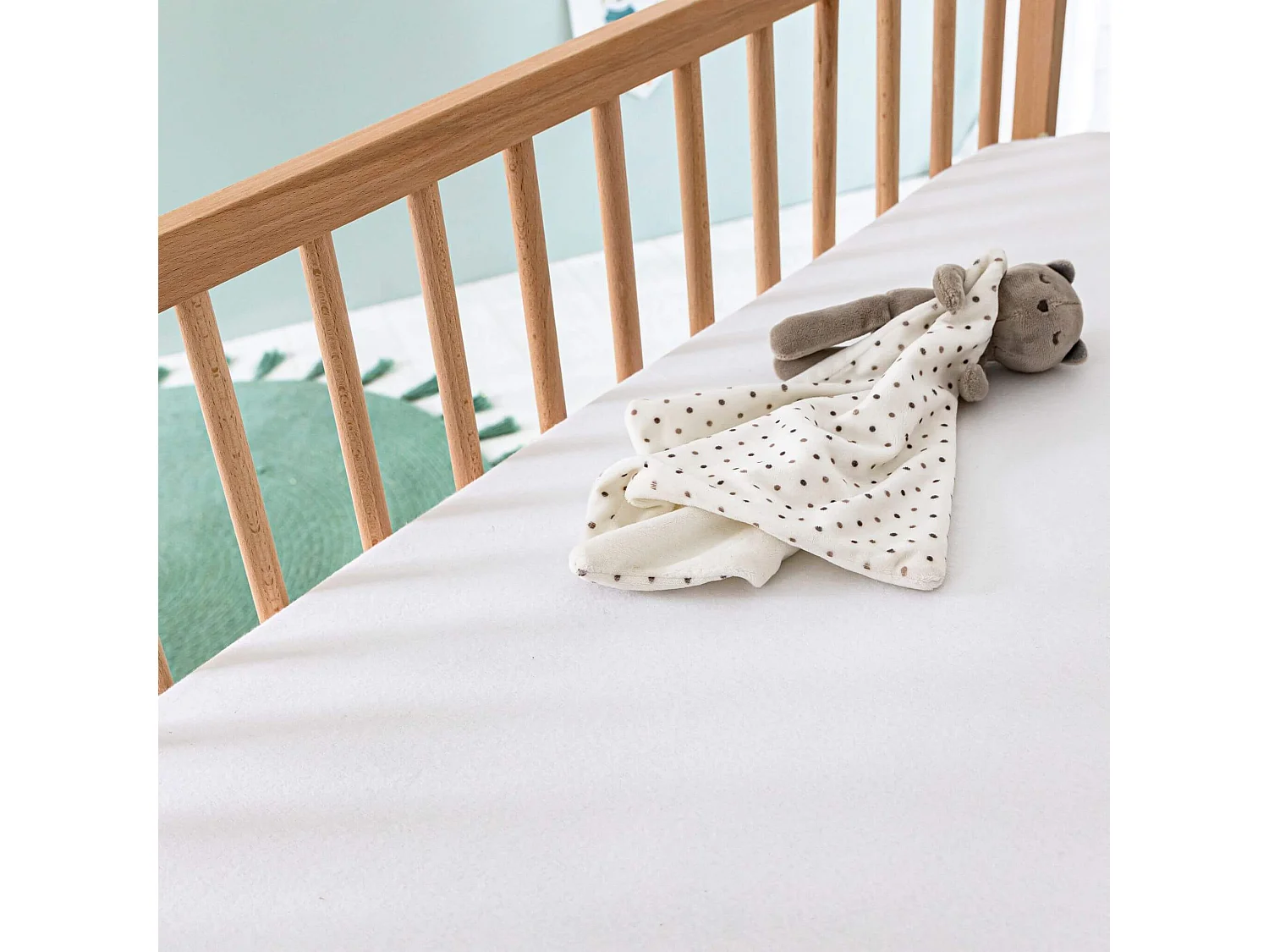 Protège matelas bébé molleton 100% coton bio imperméable - SOMEO 70x140