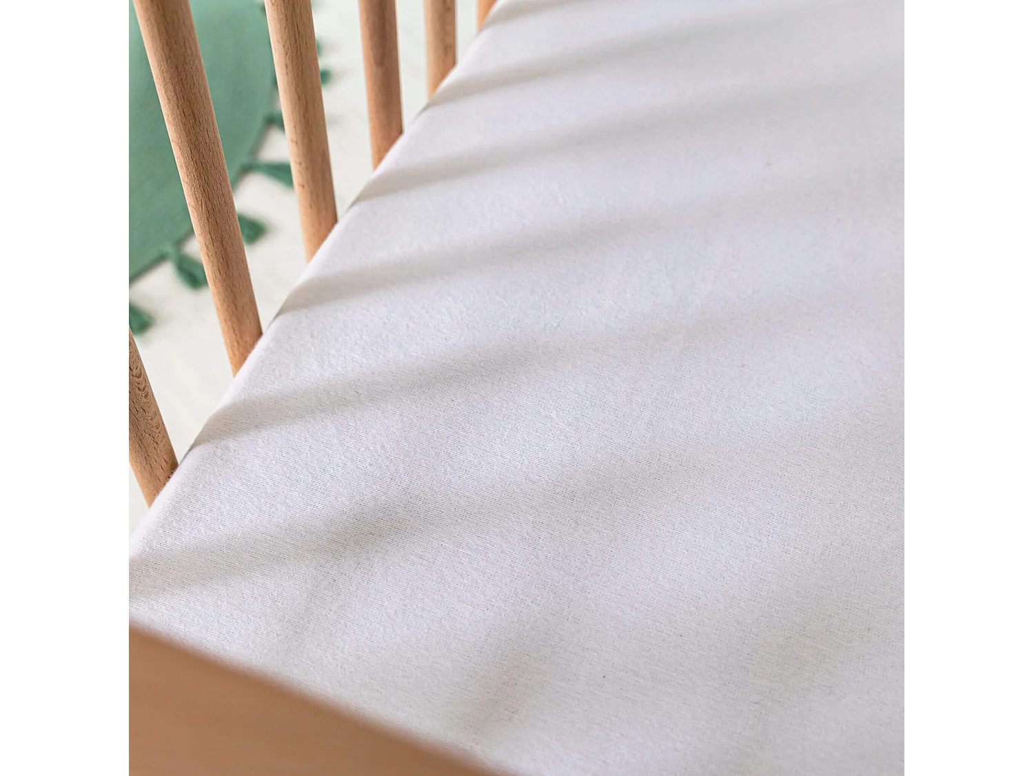 Protège matelas bébé molleton 100% coton bio imperméable - SOMEO 70x140