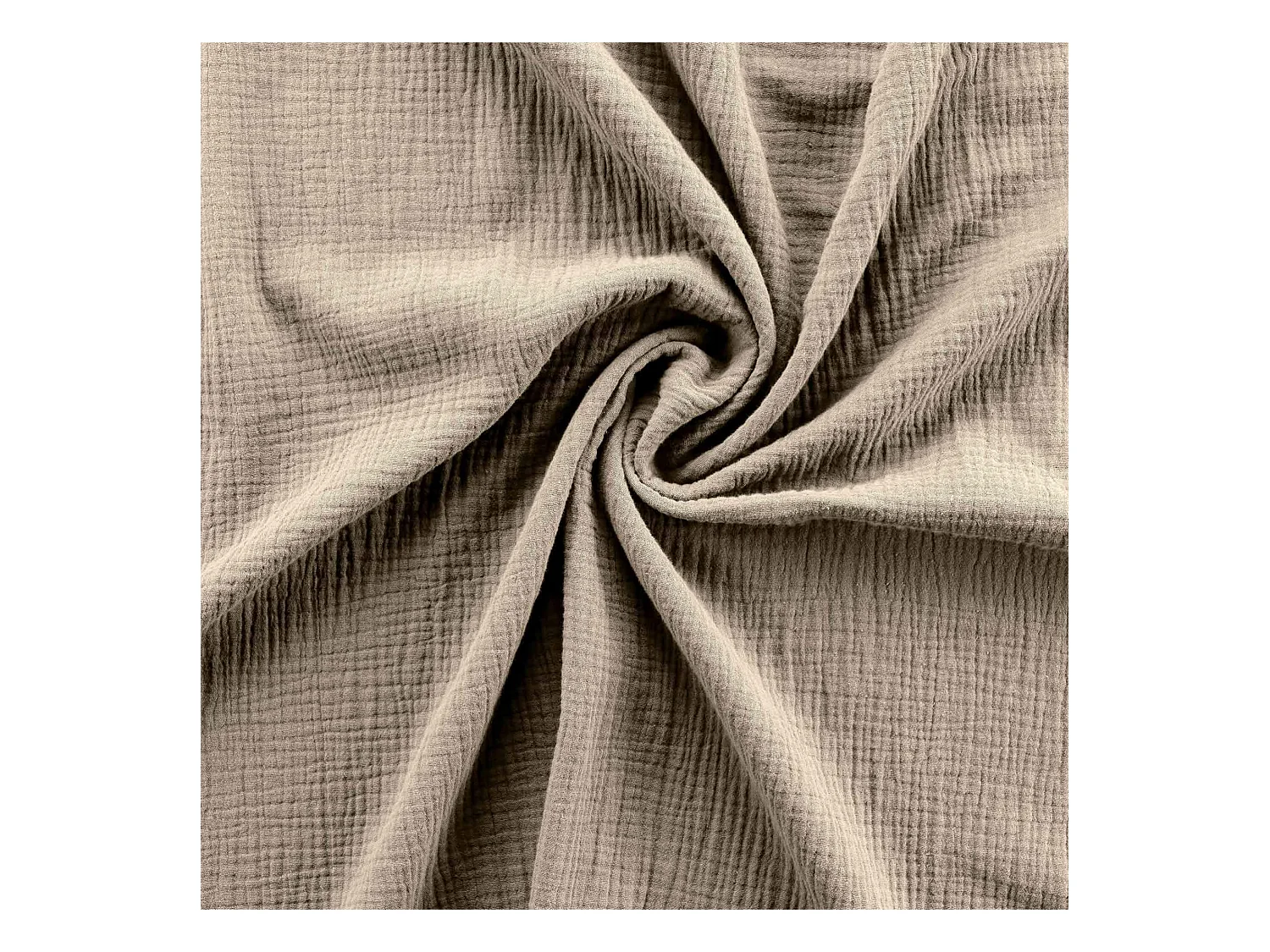 Komplet pościeli z gazy bawełnianej "Angélia" 140x200cm Piaskowy - Miękkość i Komfort