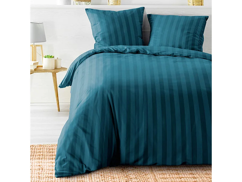 Juego de cama de 3 piezas Cleo Azul Noche 240 x 220 cm