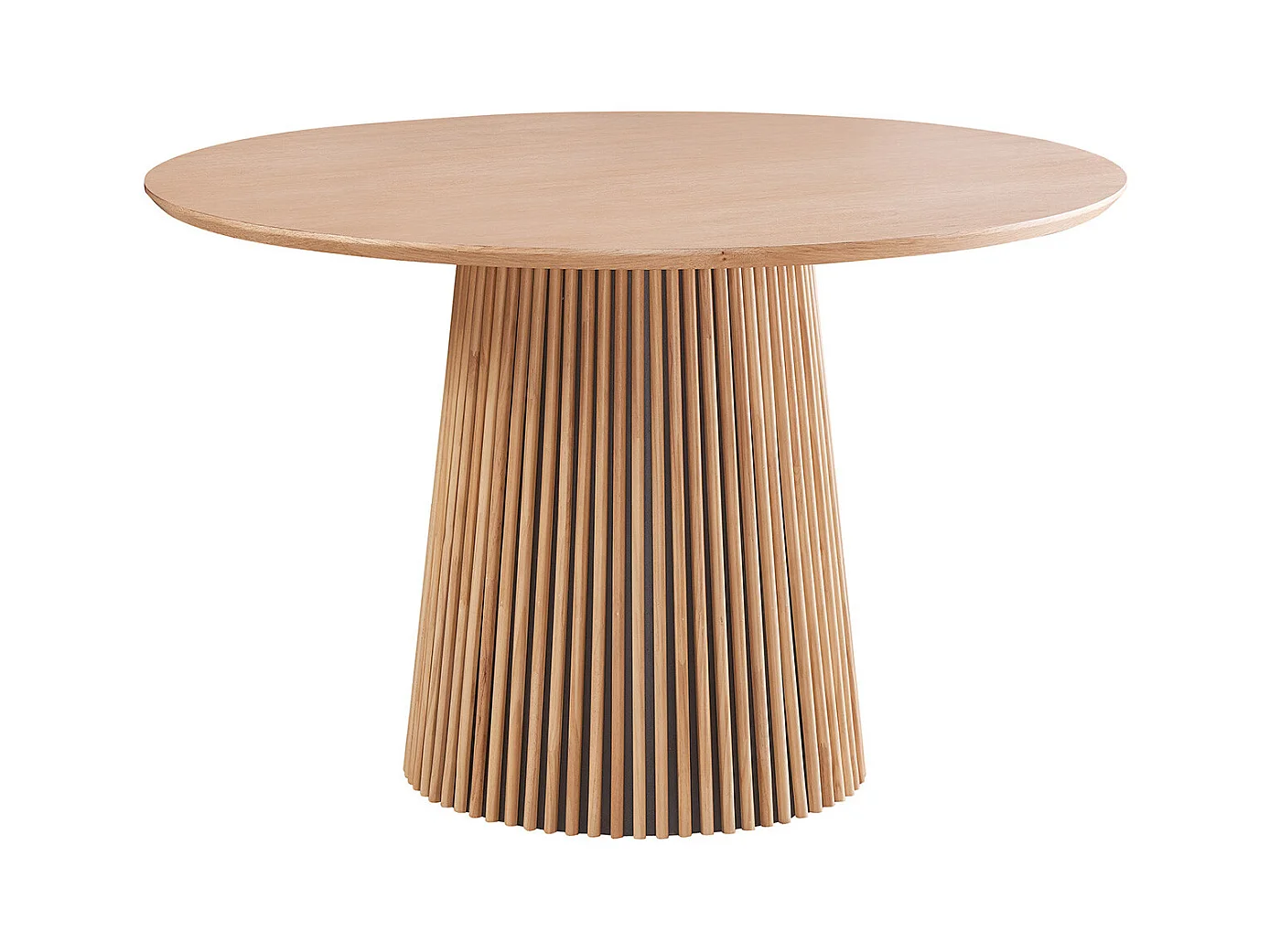 Table à manger ronde en bois 4 personnes - diamètre 120 cm - Ada
