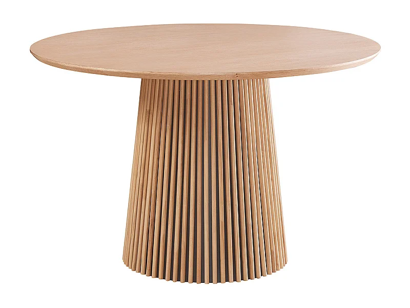 Table à manger ronde en bois 4 personnes - diamètre 120 cm - Ada